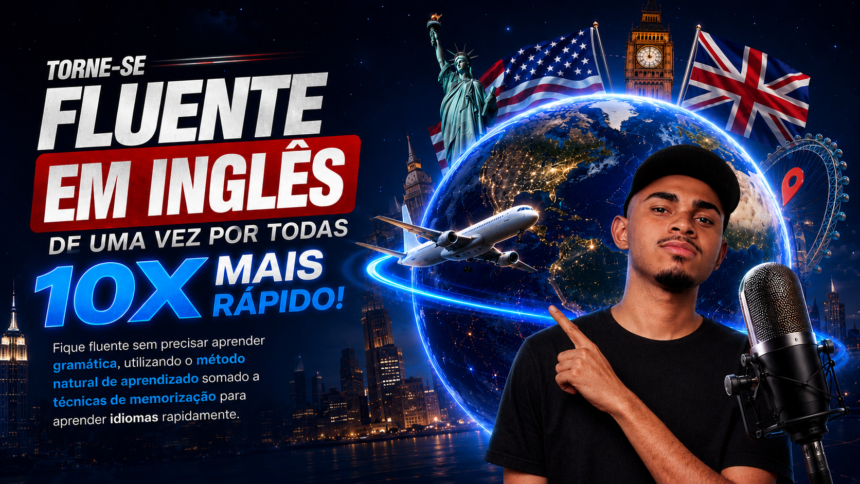 Conquiste sua fluência em inglês